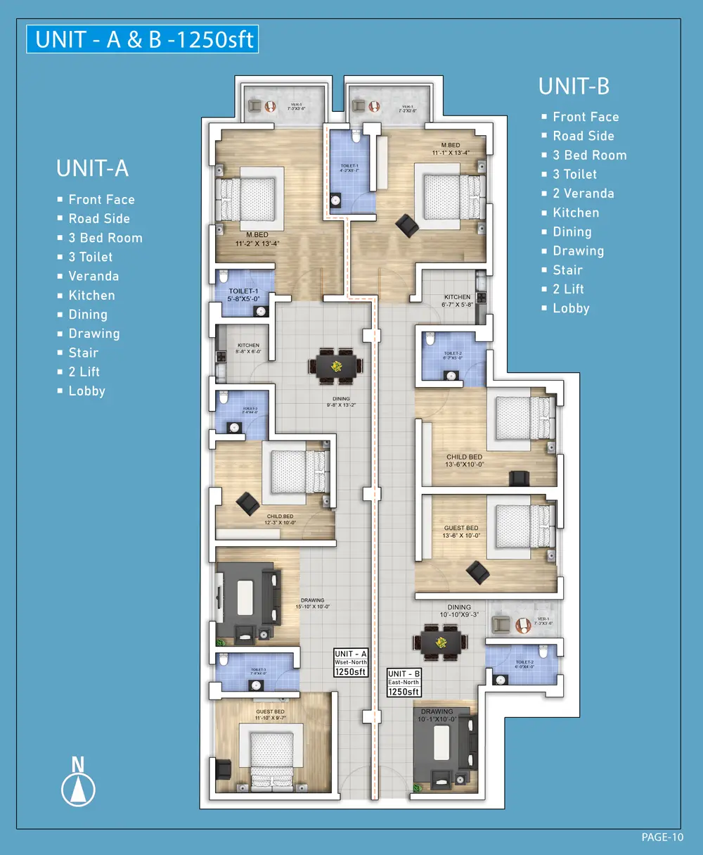 Unit A & B